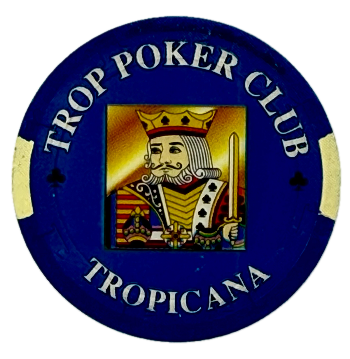 Tropicana Casino Atlantic City NJ Navy NCV Poker Club Chip