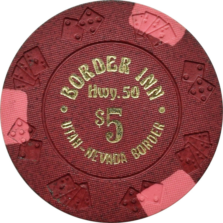 Border Inn Casino Baker Nevada $5 Chip 1979