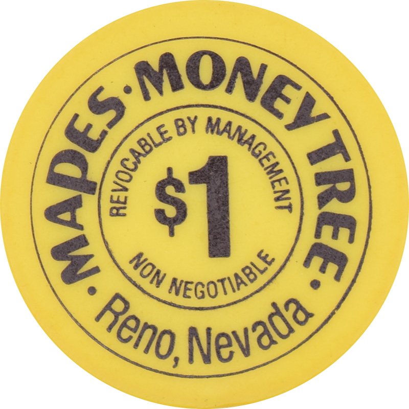 Mapes-Money Tree Casino Reno Nevada $1 Drink Token