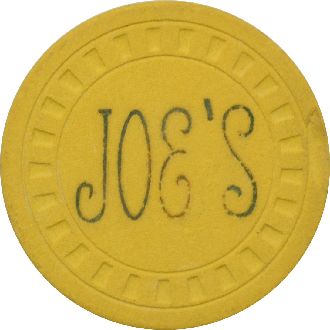 Joe's (Tavern) Casino Hawthorne Nevada $5 Chip 1948