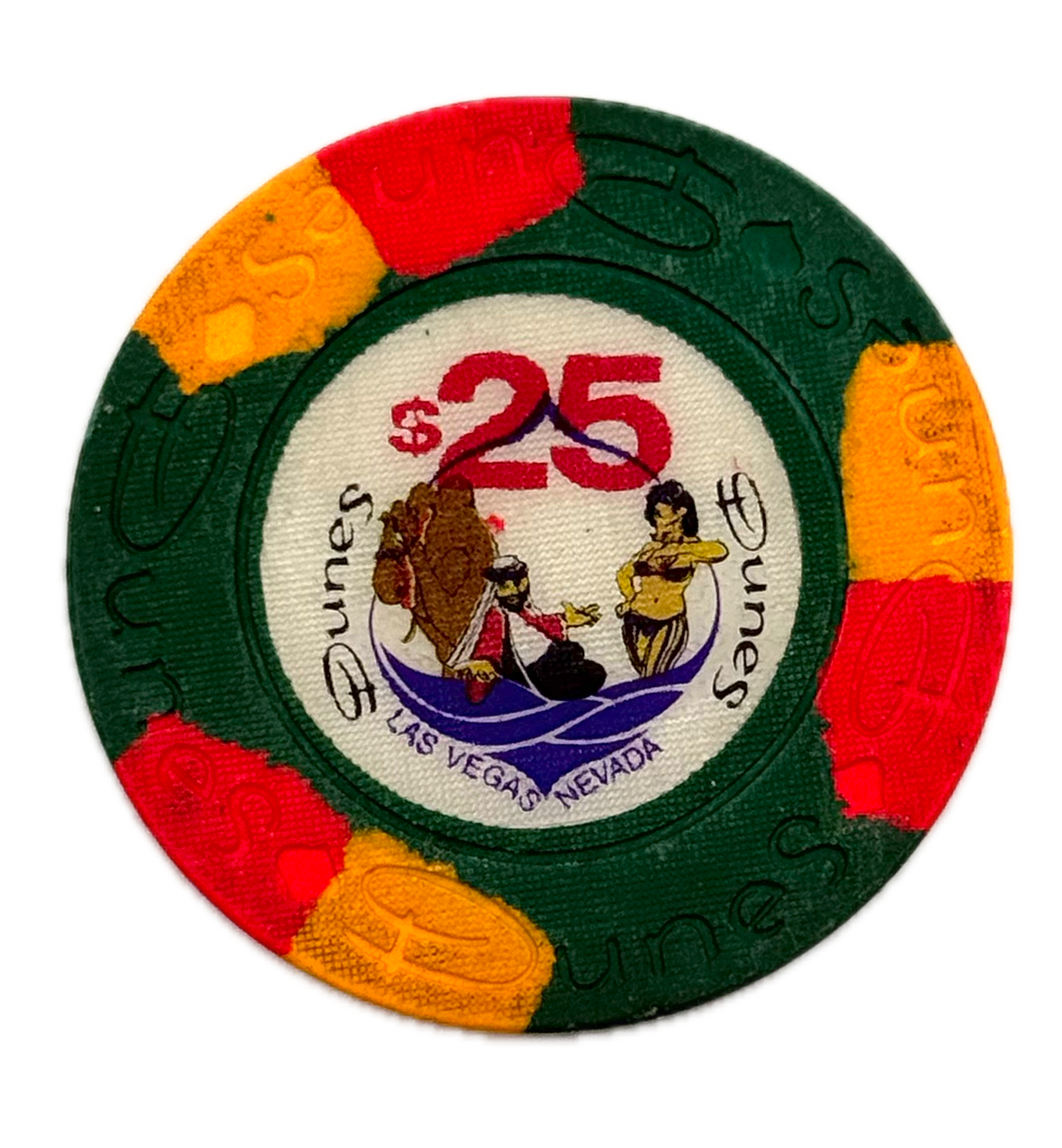 Dunes Casino Las Vegas NV $25 Chip 1988