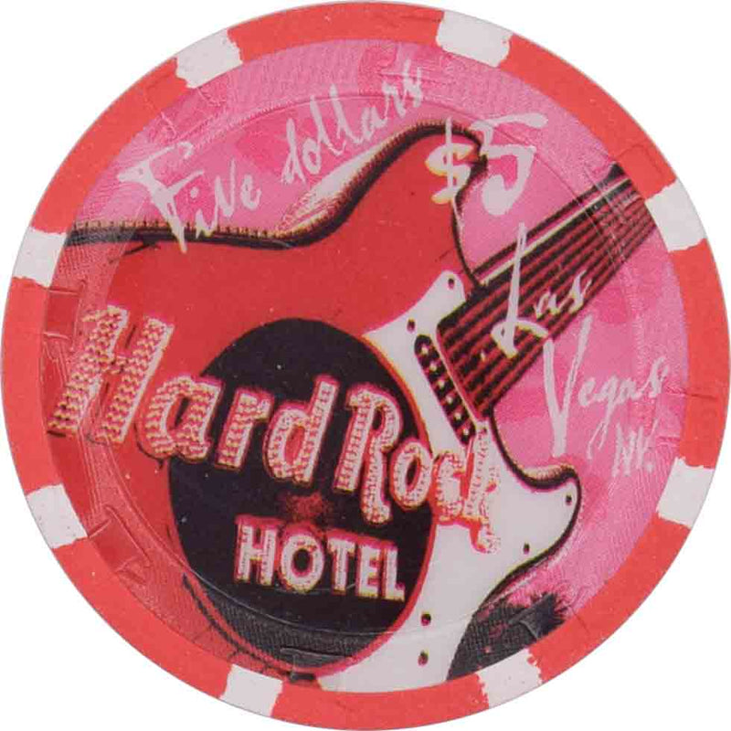 Hard Rock Casino Las Vegas Nevada $5 Valentine's Day Chip 2006