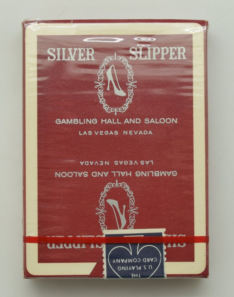 Silver Slipper Casino Las Vegas Sealed Red Playing Card Deck