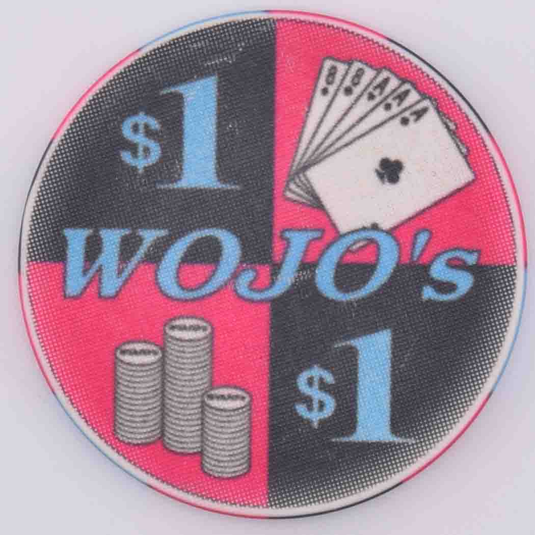 Wojo's Card Room Kenmore Washington $1 Chip