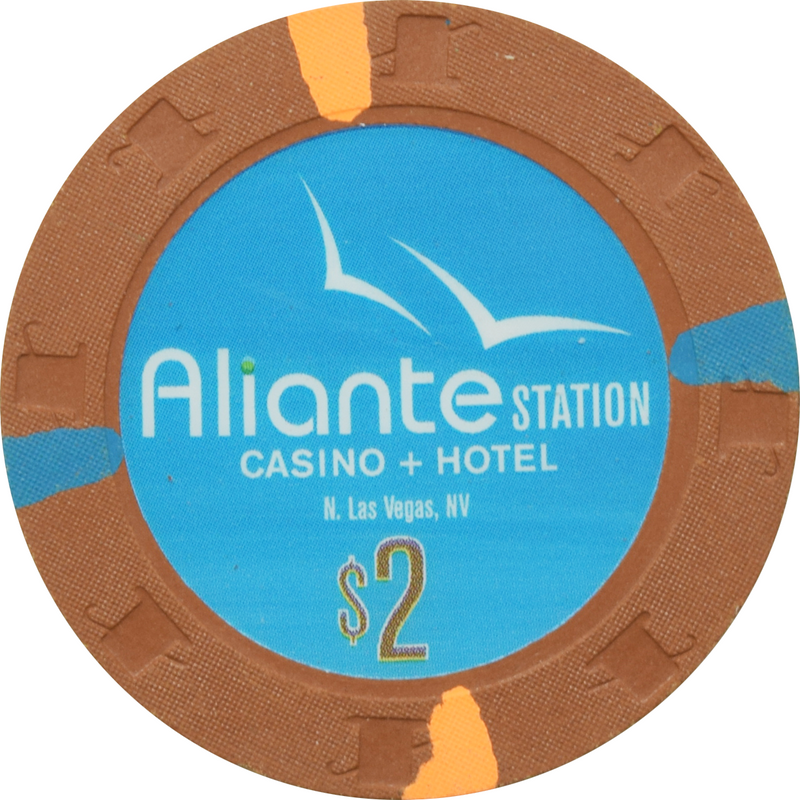 Aliante Station Casino N. Las Vegas Nevada $2 Chip 2008