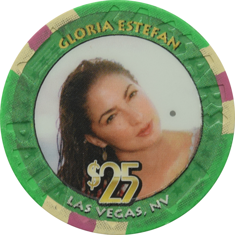 Caesars Palace Casino Las Vegas Nevada $25 Gloria Estefan Chip 2003