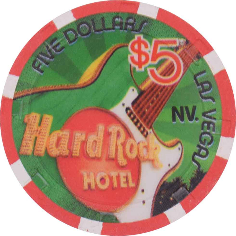 Hard Rock Casino Las Vegas Nevada $5 Puma Chip 2006