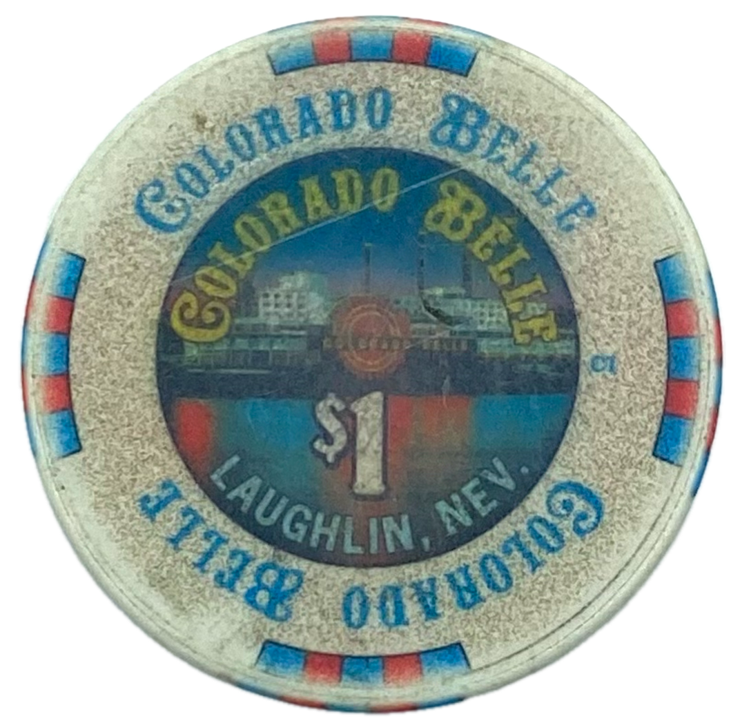 Colorado Belle Casino Laughlin Nevada $1 Chip 2014