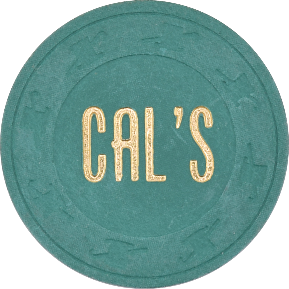 Cal's Casino N. Las Vegas Nevada $5 Paulson Chip 1980