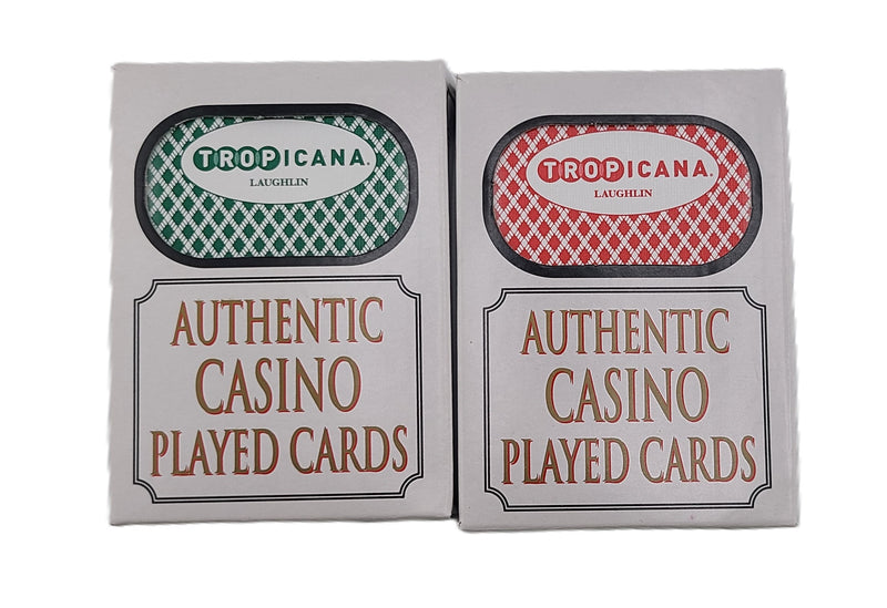 Tropicana Casino Used Playing Cards Laughlin Nevada