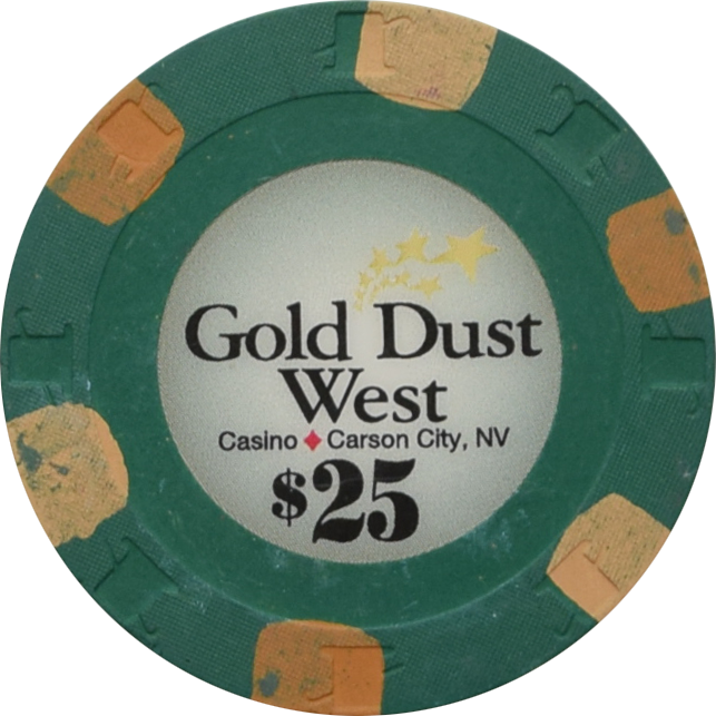 Gold Dust West Casino Las Vegas Nevada $25 Chip 2007