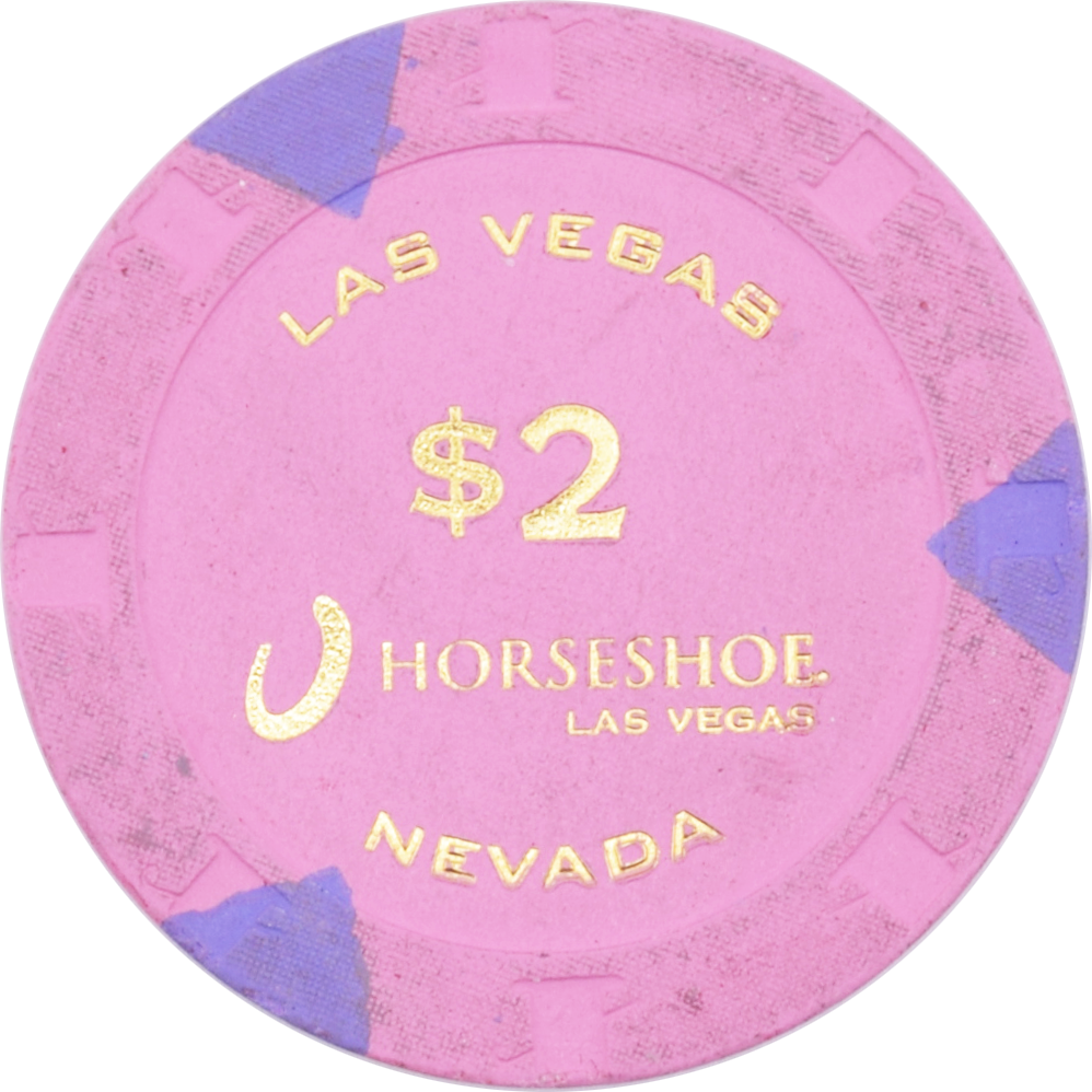 Horseshoe Casino Las Vegas Nevada $2 Hot Stamp Chip 2024