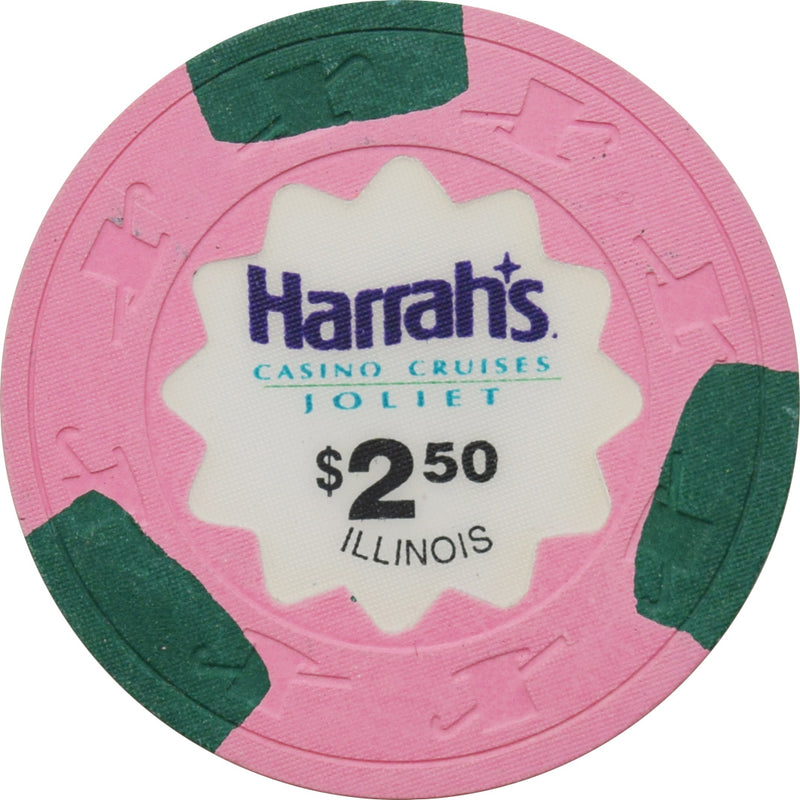 Harrah's Casino Joliet Illinois $2.50 Chip