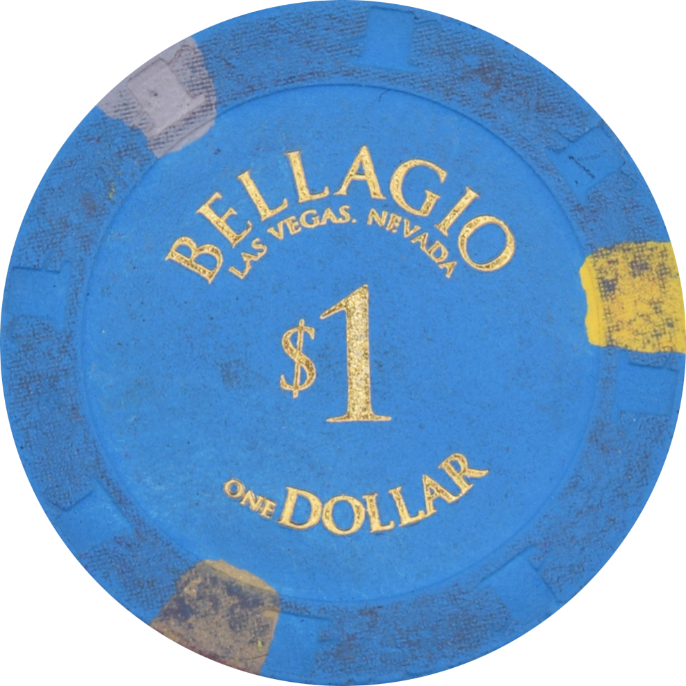 Bellagio Casino Las Vegas Nevada $1 Hot Stamp Chip 2023