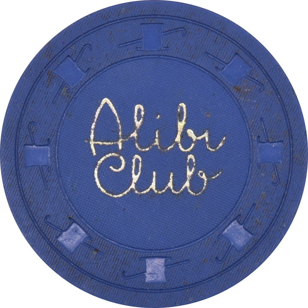 Alibi Club Casino Pittman Nevada $5 Chip 1961