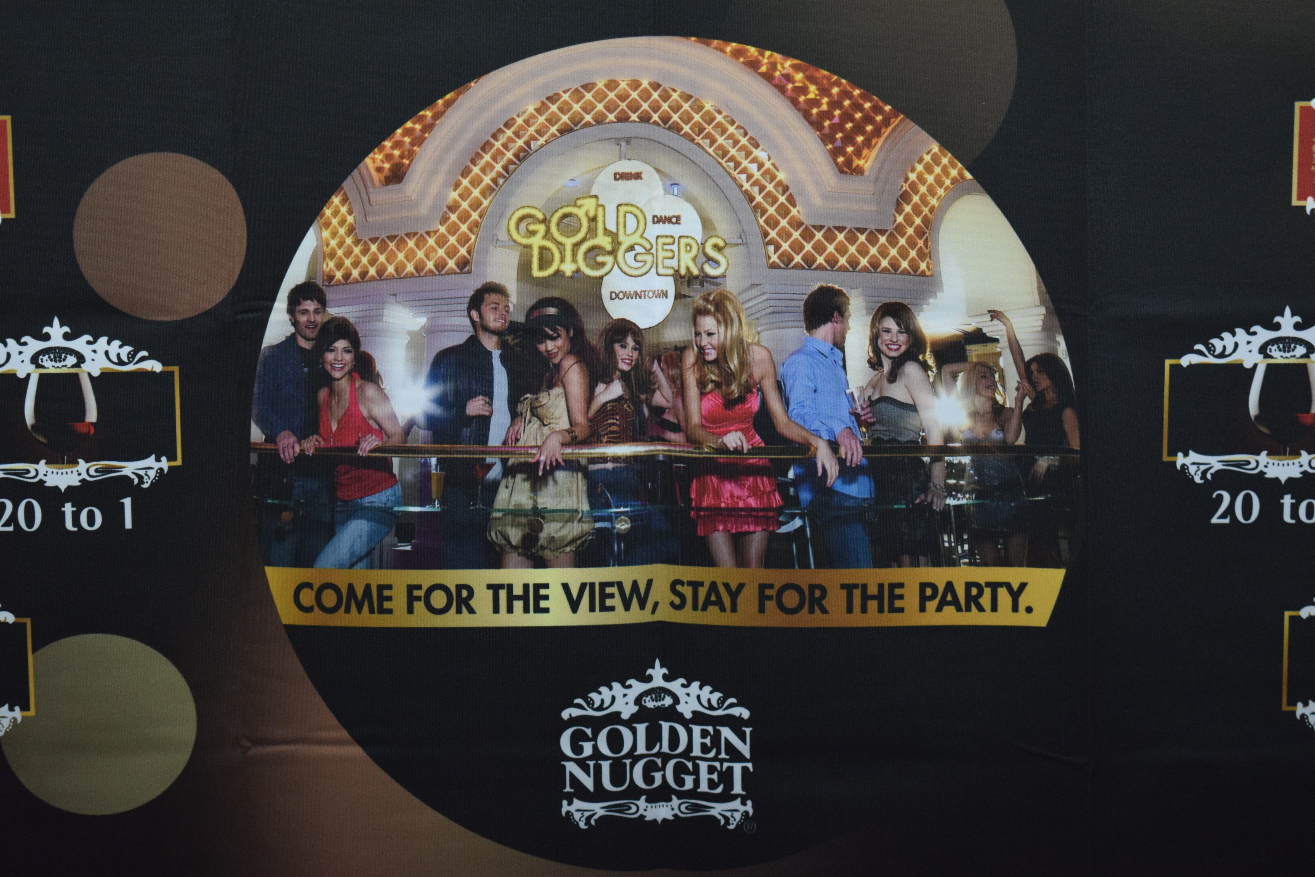 Golden Nugget Casino Las Vegas Nevada Prize Wheel Gold Diggers Layout