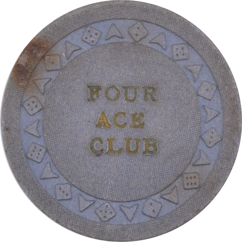 Four Ace Club Casino San Diego California Grey Chip