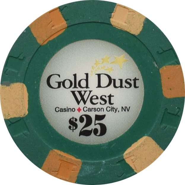 Gold Dust West Casino Las Vegas Nevada $25 Chip 2007