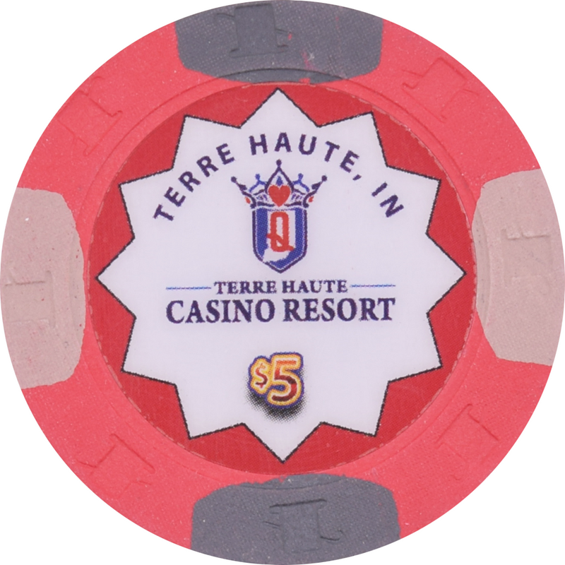 Terre Haute Casino Terre Haute Indiana $5 Chip
