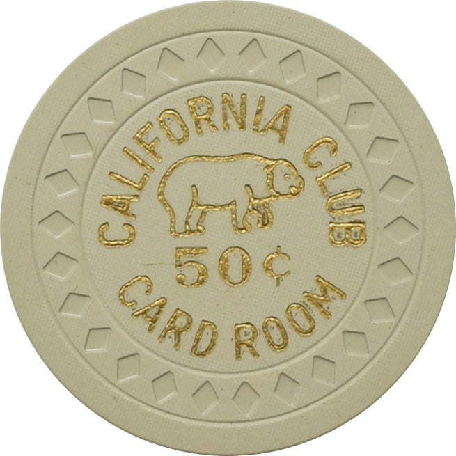 California Club Casino Las Vegas Nevada 50 Cent Chip 1951