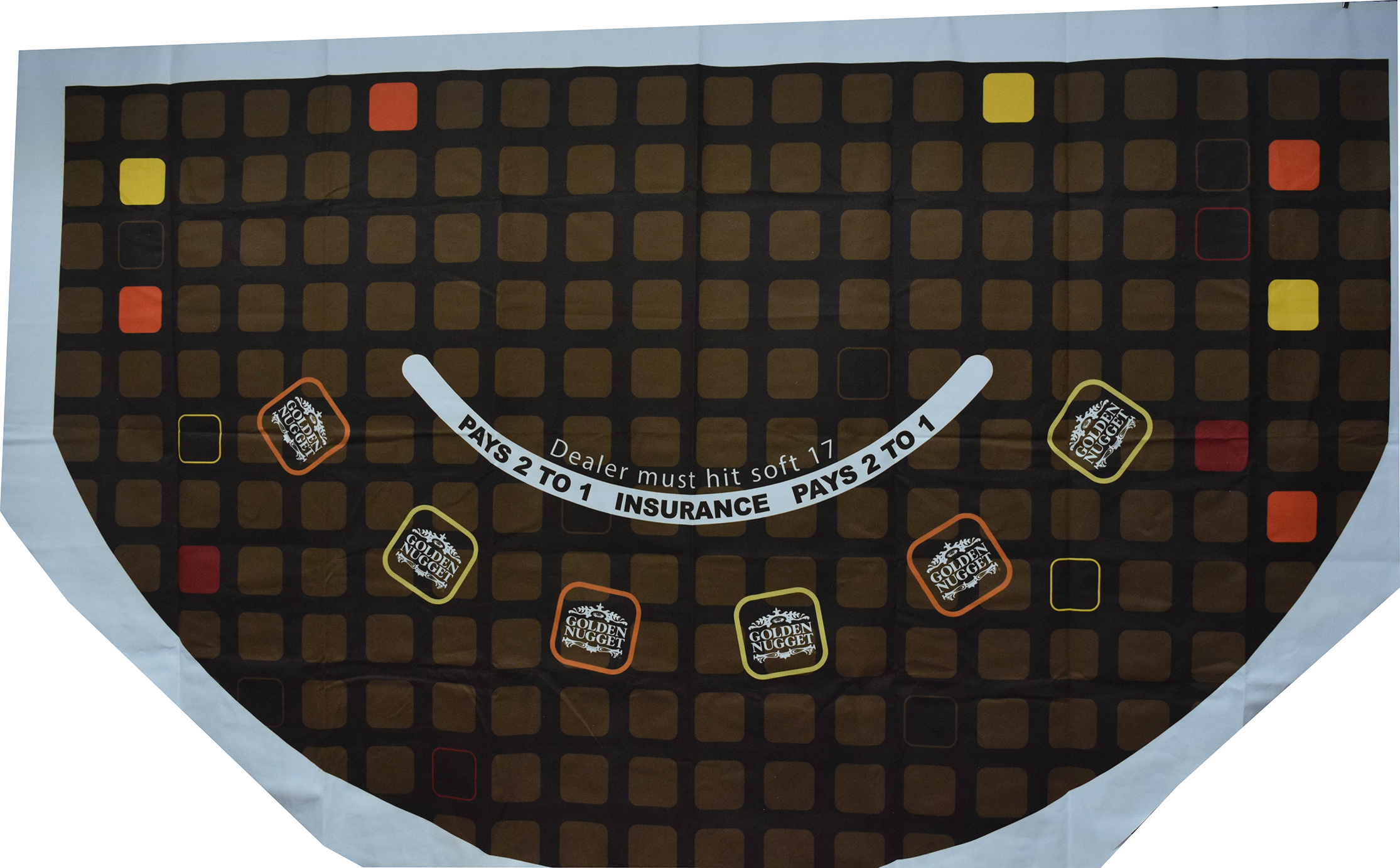 Golden Nugget Casino Las Vegas Nevada Blackjack Squares Layout