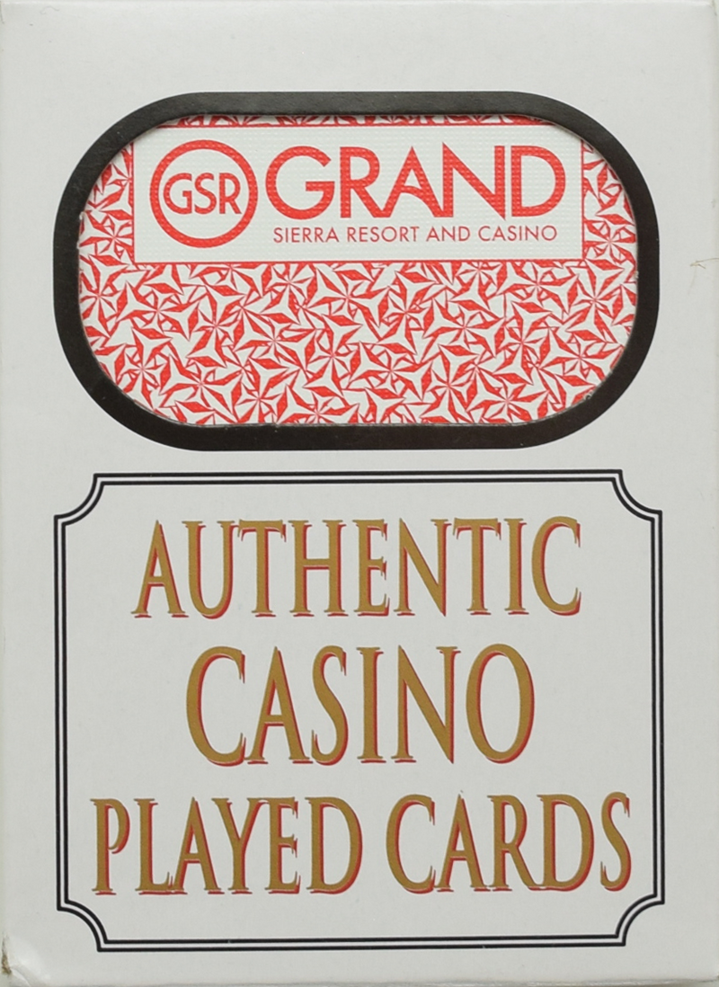 Grand Sierra Resort Casino Used Playing Cards Reno