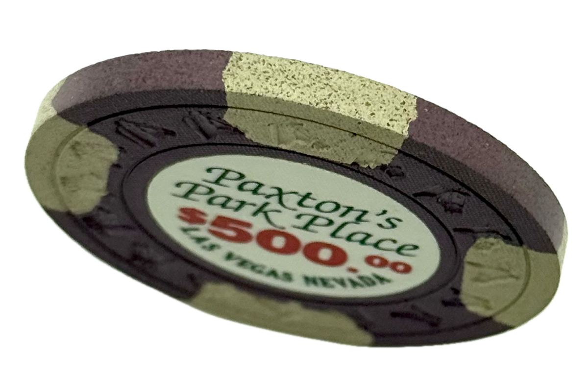 Paxton's Park Place Casino Las Vegas NV $500 Chip 1980