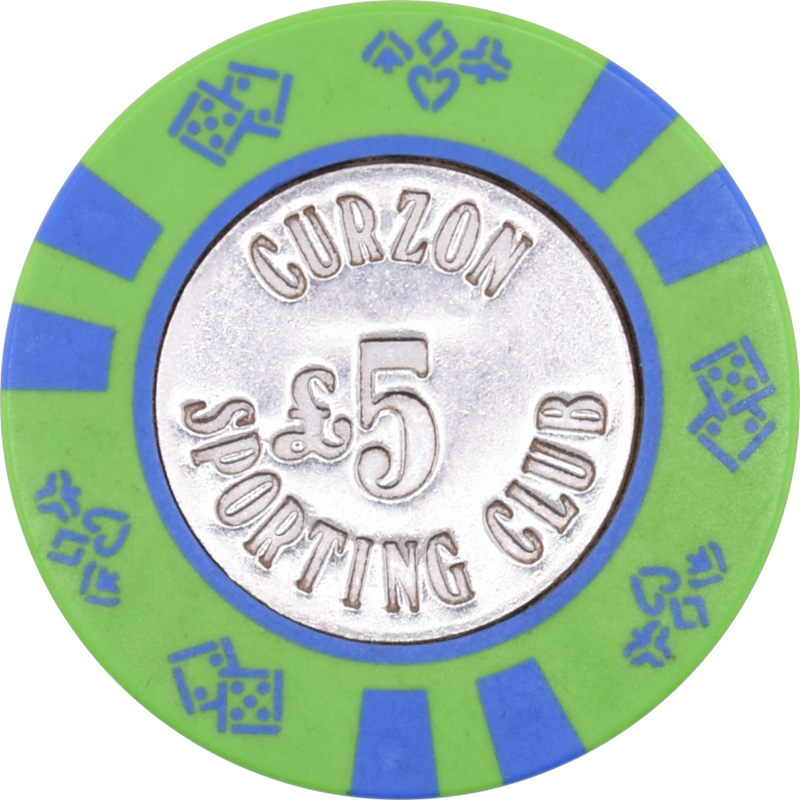 Curzon Sporting Club Casino United Kingdom UK €5 Chip