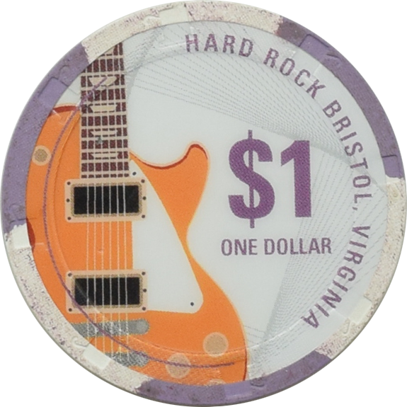 Hard Rock Casino Bristol Virginia $1 Chip 2022