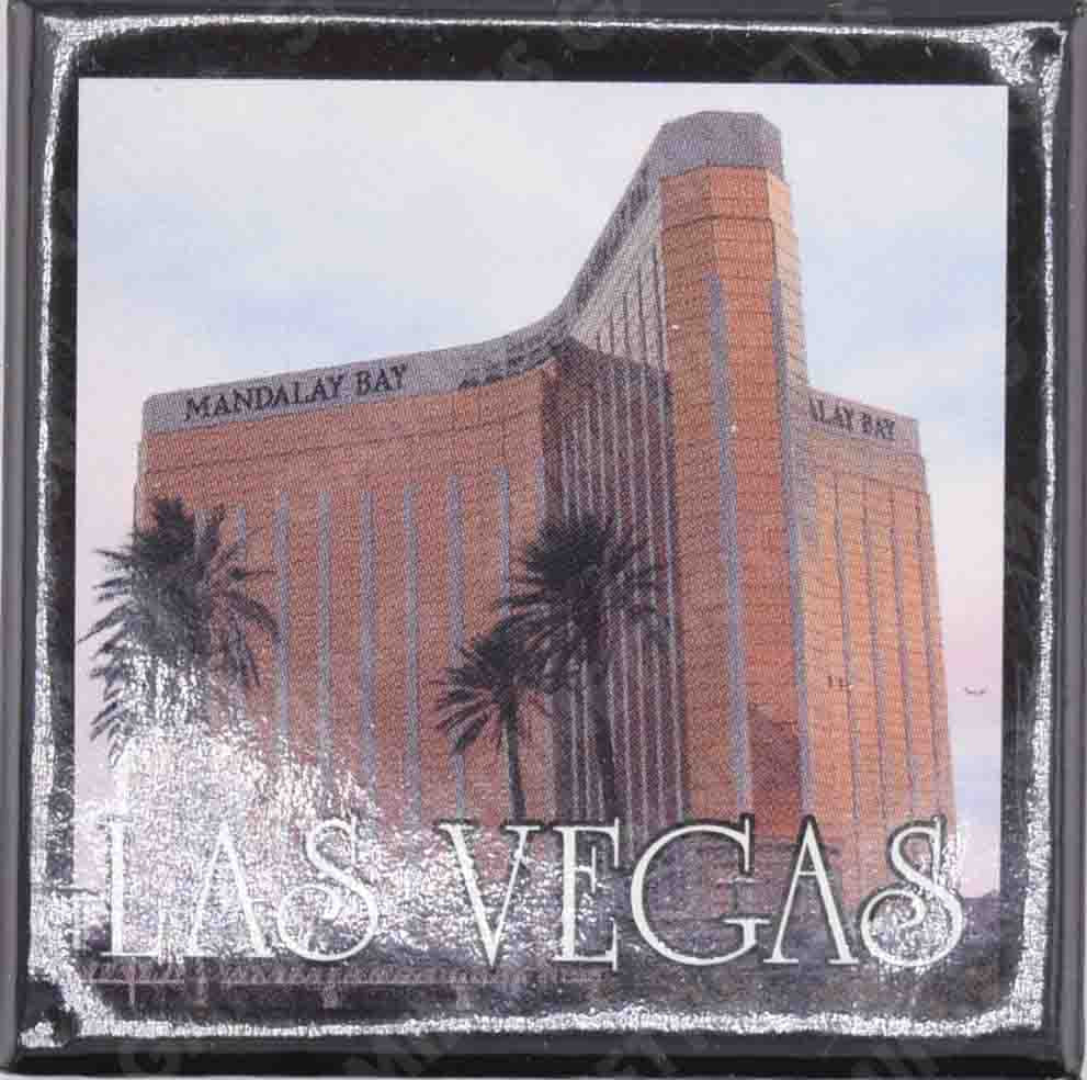 Mandalay Bay Casino Las Vegas Nevada 2" x 2" Magnet