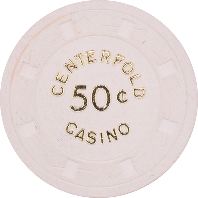 Center-Fold Casino Las Vegas Nevada 50 Cent Chip 1975