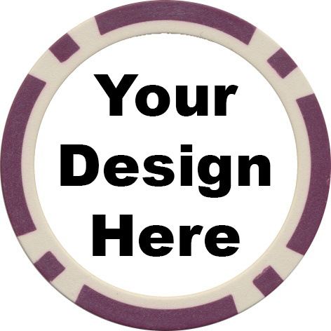 Casino Quality Laminated Inlay Custom Poker Chips