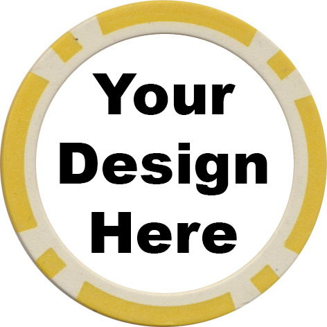 Casino Quality Laminated Inlay Custom Poker Chips