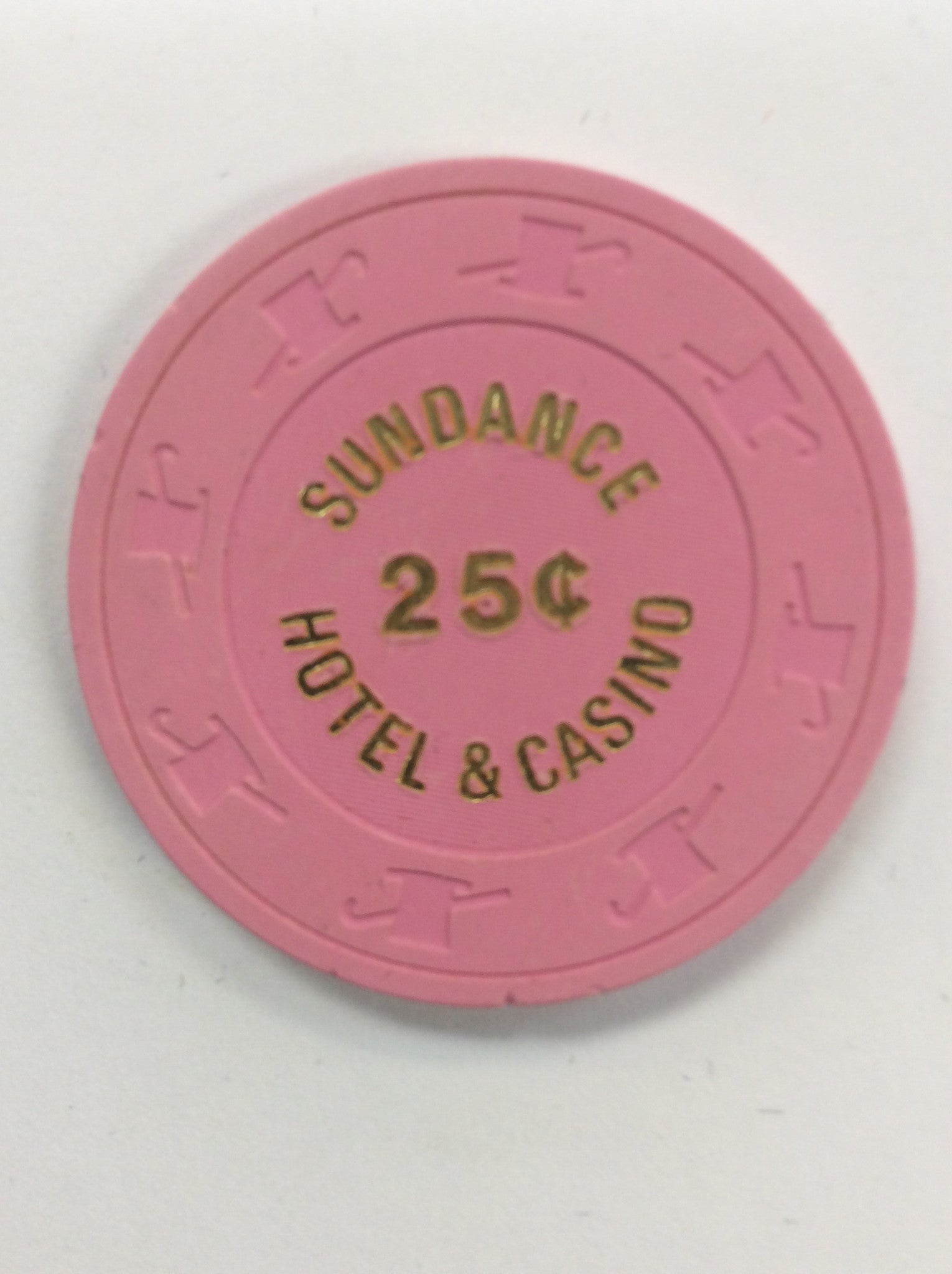 Sundance Casino 25 (pink) chip - Spinettis Gaming