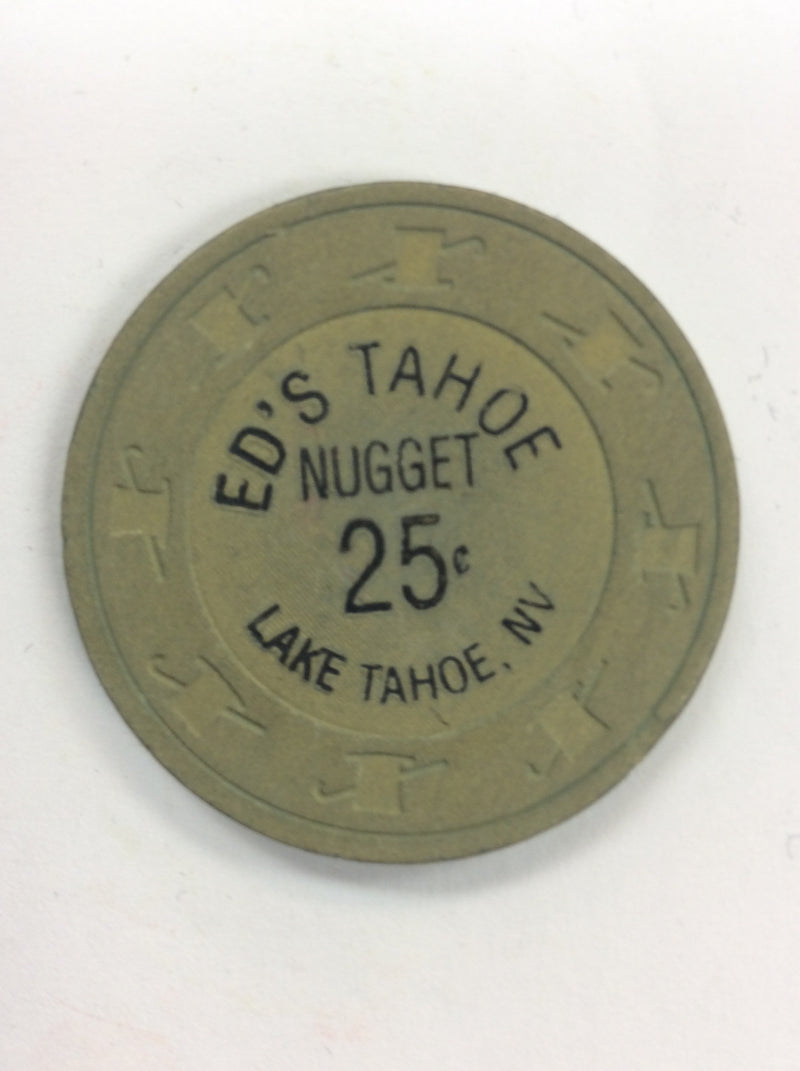 Ed's Tahoe 25cent (olive) chip - Spinettis Gaming