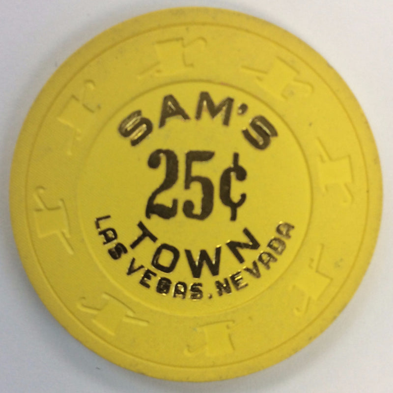 Sam's Town Casino Las Vegas 25cent chip 1986 - Spinettis Gaming