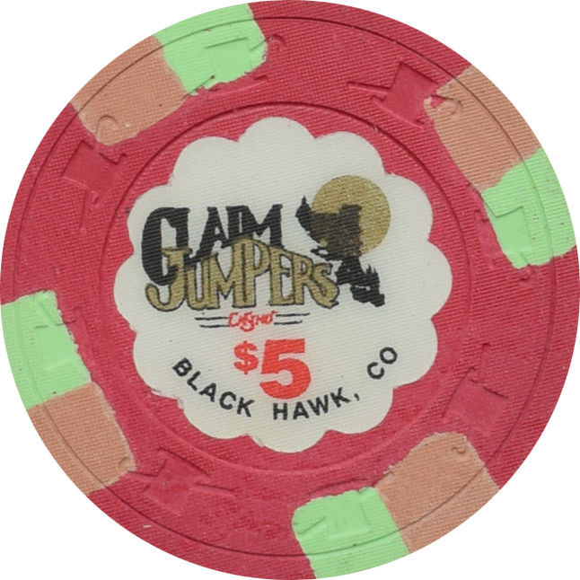 Claim Jumpers Casino Black Hawk Colorado $5 Chip