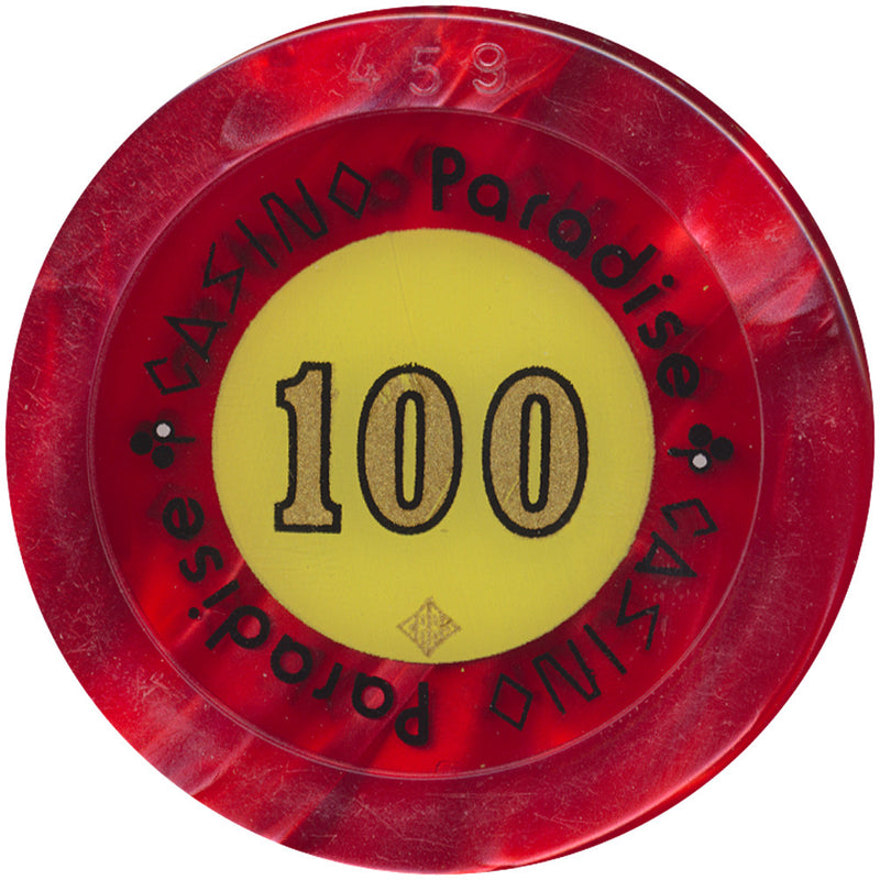 100 KSH (Kenya Shilling) Casino Paradise Jeton From Nairobi Kenya - Spinettis Gaming