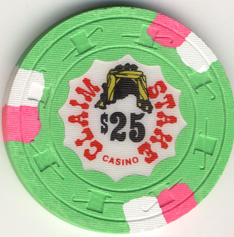 Claim Stake $25 (green 1979) Chip - Spinettis Gaming - 2