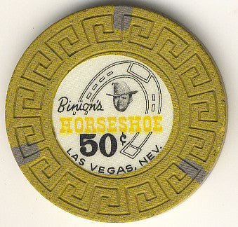 HorseShoe Club 50cent (yellow) chip - Spinettis Gaming