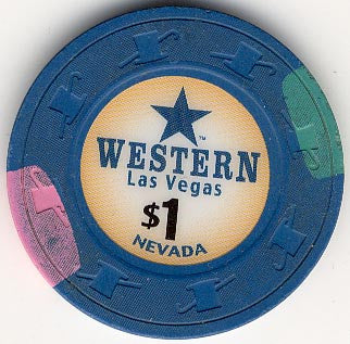 Western Casino Las Vegas $1 Casino Chip - Spinettis Gaming