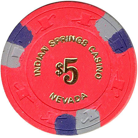 Indian Springs Casino $5 chip - Spinettis Gaming - 1