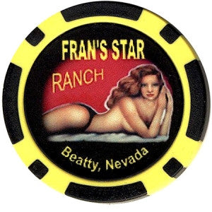 Brothel Fran's Star Ranch Chip - Spinettis Gaming - 1