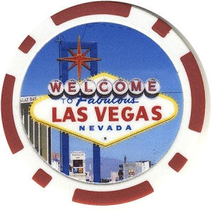 Las Vegas Sign Fantasy Chip - Spinettis Gaming - 1