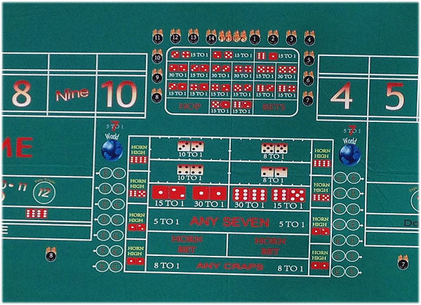 New Generic Casino Style Craps Layout 12ft - Spinettis Gaming - 5