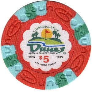 Dunes Commemorative Chips Collector set 10 chips - Spinettis Gaming - 2