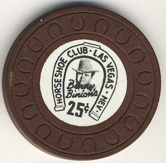 HorseShoe Club 25 (brown Horseshoe mold) chip - Spinettis Gaming - 1