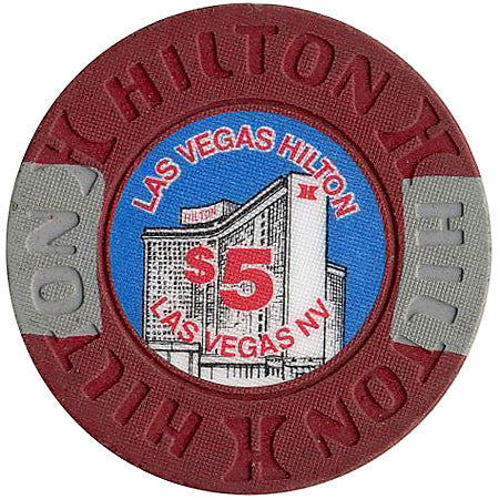 Las Vegas Hilton $5 chip - Spinettis Gaming - 2
