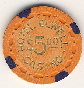 Hotel Elwell $5 orange chip - Spinettis Gaming - 1