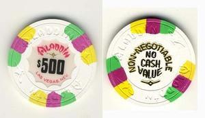 Aladdin Casino $500 (1980s) Chip - Spinettis Gaming - 1